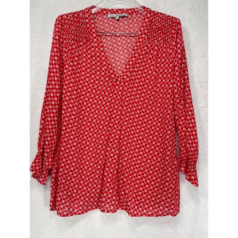 Ava‎ Christine Womens size Large Long Sleeve Tunic  Pullover  Lightweight